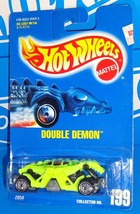 Hot Wheels 1992 Mainline #199 Double Demon Neon Yellow w/ UHs - £3.16 GBP