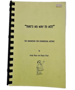 &quot; That&#39;s No Way To Act! &quot; by Lucky Hayes and Elayne Stein 1990 Paperback... - £14.04 GBP