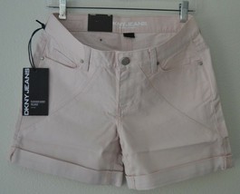 DKNY Jeans Womens Bleecker Boyfriend Shorts Relaxed 5 in. Soft Blush Sz ... - £15.64 GBP