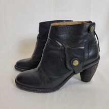 Anthropologie Schuler &amp; Sons Philadelphia Booties Boots 6.5 Black Pebble... - $486.24 MXN