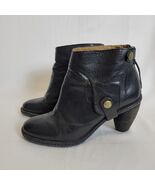 Anthropologie Schuler &amp; Sons Philadelphia Booties Boots 6.5 Black Pebble... - $485.52 MXN