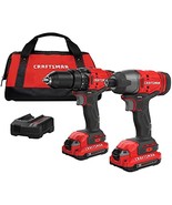 CRAFTSMAN V20* Cordless Drill Combo Kit, 2 Tool (CMCK200C2) - $165.09