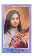 Saint Therese Miraculous Prayer Card - $1.95