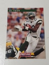 Al Toon New York Jets 1992 Pro Line Profiles Card #1 - £0.78 GBP
