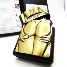 Golden Stocking Girl Matte Black Zippo Oil Lighter 2014 MIB Rare - £148.88 GBP