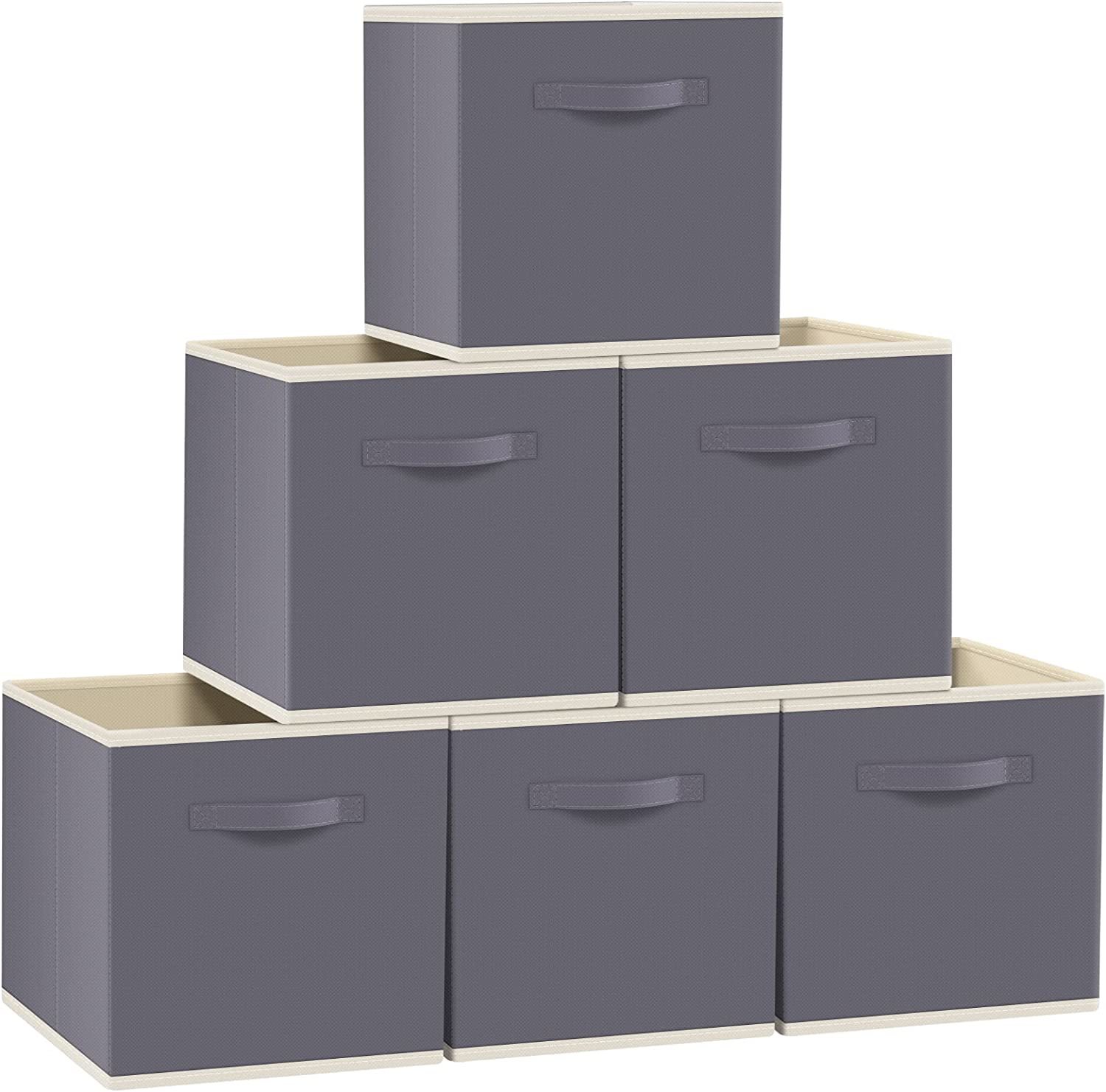 Primary image for Collapsible Storage Cubes From Fabtotes, 6 Pack, 11"X10"X10", Large Toy Book