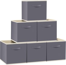 Collapsible Storage Cubes From Fabtotes, 6 Pack, 11&quot;X10&quot;X10&quot;, Large Toy ... - £35.64 GBP