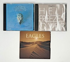 The Eagles 3 CD LOT- Hell Freezes Over, Their Greatest Hits, Long Road E... - £10.88 GBP
