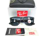 Ray-Ban Sole Rb4165 Justin 622/2v Opaco Nero Gommato Lenti Polarizzate - $92.86