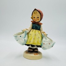 Vintage Goebel Hummel Mother&#39;s Darling #175 Figurine Germany Girl 1960 Painted - £40.44 GBP