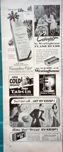 Canadian Club Westinghouse Ry Krisp Small Magazine Print Art Advertisement 1947 - £3.90 GBP