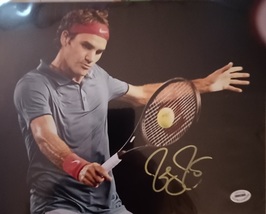 VTG Roger Federer Rare Authentic Hand Signed Autographed 8x10 ACA COA GOAT - £139.94 GBP
