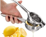 Lemon Squeezer Stainless Steel 304 Citrus Squeezer With Solid Handle Hea... - £36.75 GBP