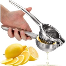Lemon Squeezer Stainless Steel 304 Citrus Squeezer With Solid Handle Hea... - £34.79 GBP