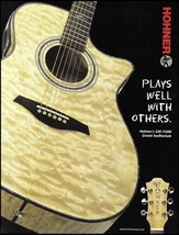 Hohner GM-750M Grand Auditorium acoustic guitar series advertisement ad ... - £3.38 GBP