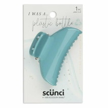 Scunci Earth-Friendly Planet Upcycled Claw Clip, Turquoise - £7.03 GBP