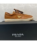 PRADA Nappa Leather Downtown Sneakers - 2EE364 - Brown - NEW -  US 10 UK... - $1,221.69 CAD