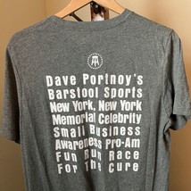 Barstool Sports Fund T-Shirt Mens Large Dave Portnoy NY Run Race Cure Bu... - $17.81