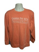 University of Delaware Gamma Phi Beta Eta Chapter Adult Small Orange Sweatshirt - £15.56 GBP