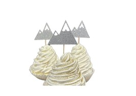 Mountain Cupcake Toppers, Mountain Toppers, Adventure Awaits Cupcake 12 Ct - $7.91
