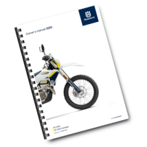 HUSQVARNA 2025 - FE 350s HERITAGE - OWNERS MANUAL - REPRINTED COMB BOUND - €21,69 EUR