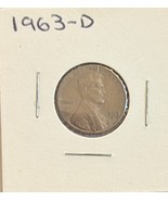 1963-D Lincoln Wheat Cent - €2,56 EUR
