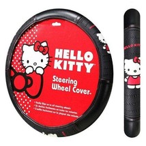 Brand New Official Sanrio Product Universal Hello Kitty Leather Steering Wheel C - £20.10 GBP