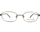 Easy Twist Kids Eyeglasses Frames Mod.854 10 Light Brown Oval Wire Rim 4... - $49.48