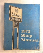 1972 Cadillac Shop Manual OEM - $24.95