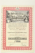 Vintage Paper 1944 KILO MOTO Belgian Congo Gold Stock Coupon Mining Certificate - £16.41 GBP