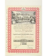 Vintage Paper 1944 KILO MOTO Belgian Congo Gold Stock Coupon Mining Cert... - £16.51 GBP
