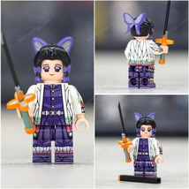 New Shinobu Kocho - Demon Slayer (Kimetsu No Yaiba) Minifigures Block Toys USA S - £12.63 GBP