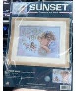 Sunset Tender Gaze Counted Cross Stitch Kit Kathy Fincher New Sealed 2002 - $952.61 MXN