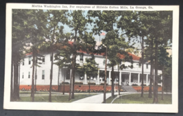 1944 Postcard Martha Washington Inn Employees of Hillside Cotton Mills LaGrange - £5.36 GBP