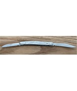 Diamond Edge Two Blade Folding Pocket Knife Vtg Stainless Steel Handle - $45.00