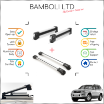 Bamboli 29.5&quot; Ski Carrier &amp; Silver Cross Bar Set For Toyota Prado 120 04-09 4pcs - $235.04