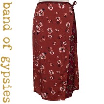 Band Of Gypsies Boho Wrap Midi Skirt, Size S, - $24.75