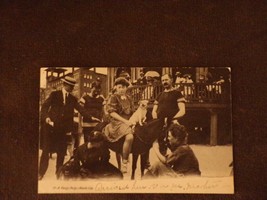 PHOTO POSTCARD -VINTAGE RPPC 1905 -A Family Party - ATLANTIC CITY NJ-BK100 - £7.54 GBP