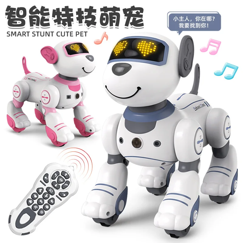 Robot Dog Stunt Walking Dancing Electric Pet Dogremote Control Magic Pet Dog Toy - £74.81 GBP