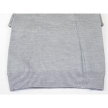 Mens PRINCELY Soft Merinos Wool Sweater Knits Light Weight Polo 1011-40 Lt Gray image 9