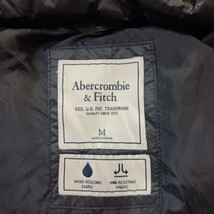 Abercrombie & Fitch Women's Size Medium Black Full Zip Button Hoodie Puffer Vest image 3