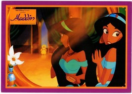 *Walt Disney&#39;s ALADDIN (1992) Princess Jasmine Sees the Sultan in Her Mi... - $760.30 MXN