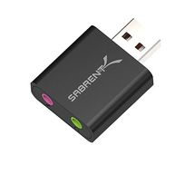 Sabrent Aluminum USB External Stereo Sound Adapter for Windows and Mac. ... - $24.00