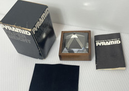 Vintage 1977 Pyramid With Box And Stand Has Tiny Chip See Photos - £8.48 GBP