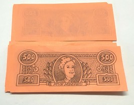 Payday Board Game Replacement Part 1994 Orange $500 Bills Money 20 Total - £5.58 GBP