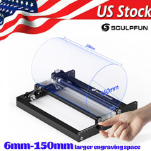 SCULPFUN Laser Engraver Y-axis Rotary Roller 360 Rotating Engraving 6-15... - £104.61 GBP