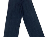 Vintage Coldwater Creek Sarga Cinta Detalle Pantalón Jean Lavado Oscuro ... - $15.93