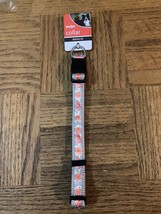 Meijer Dog Collar Medium Great/Red Flowers - $13.74
