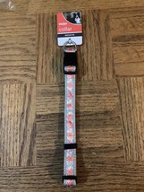 Meijer Dog Collar Medium Great/Red Flowers - £10.96 GBP