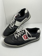 FootJoy Green Joys Mens 45317 Black, Red & Gray Size 8M Spikeless Golf Shoes FJ - £18.34 GBP